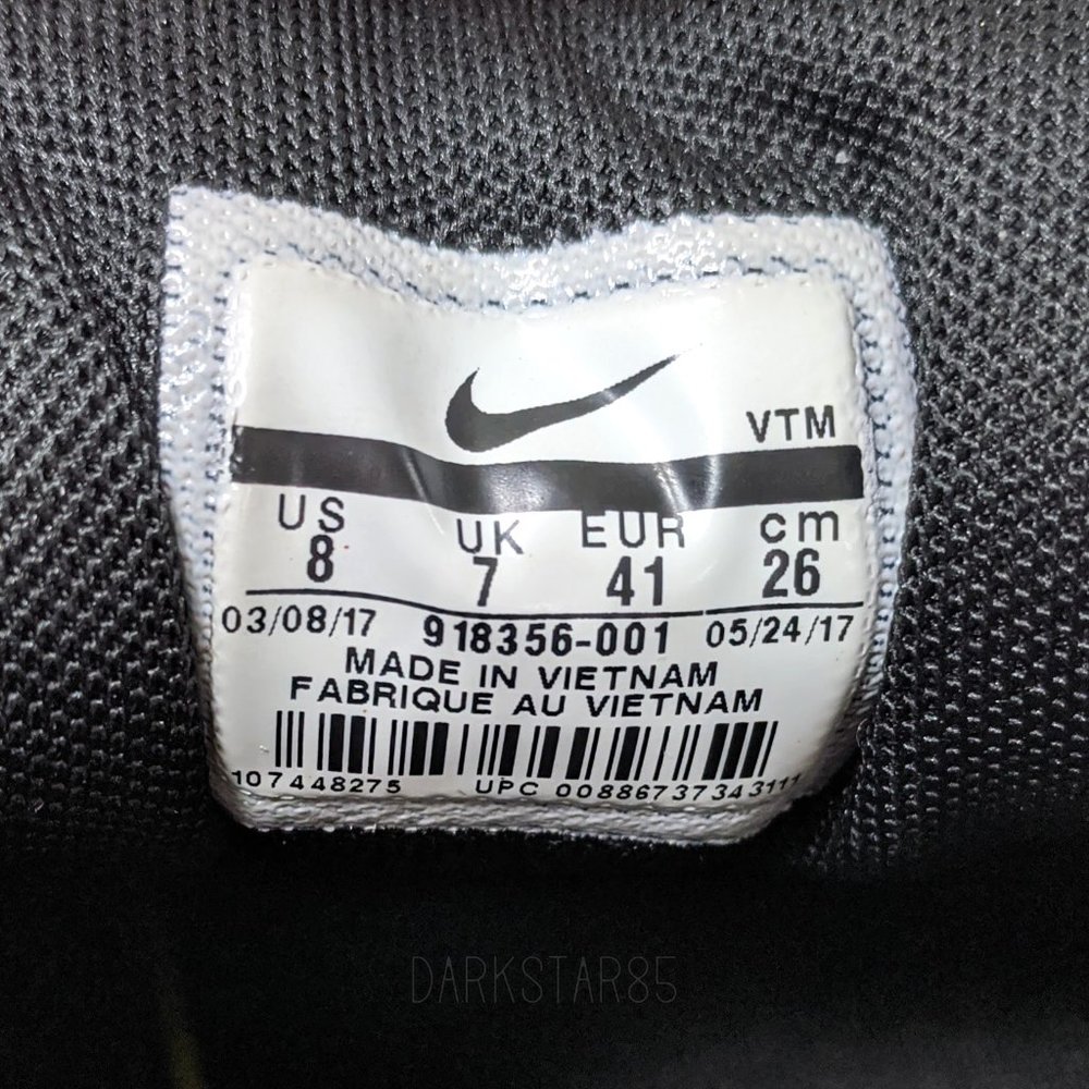 Nike Air Max 97 Black, White, Pure Platinum, & Anthracite Men's Sneakers 2017 - Picture 2 of 10